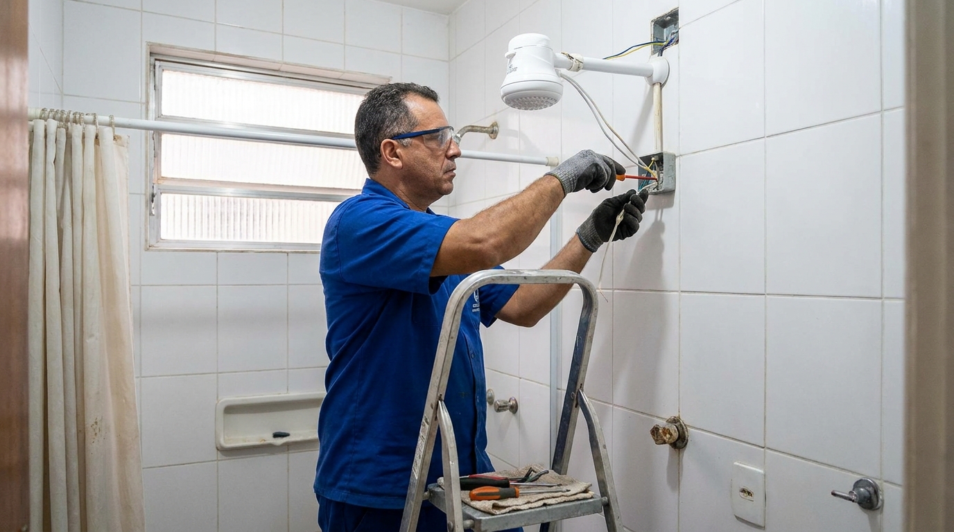 Instalacao de chuveiro eletrico em Osasco‑SP